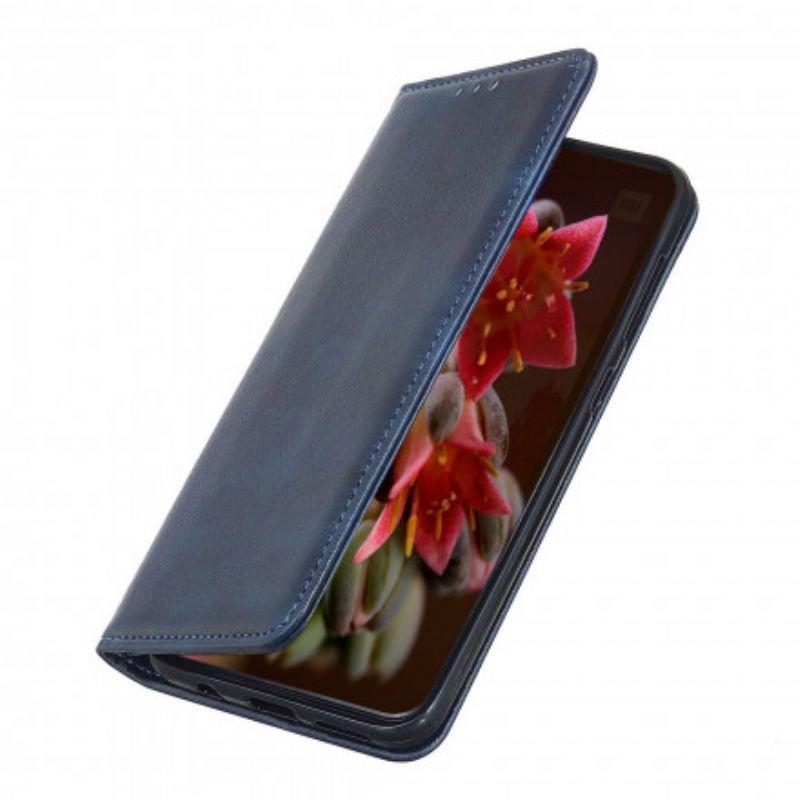 Cover OnePlus 9 Flip Cover Litchi Split Læder