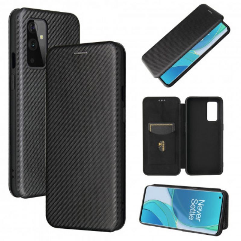 Cover OnePlus 9 Flip Cover Silicone Carbon