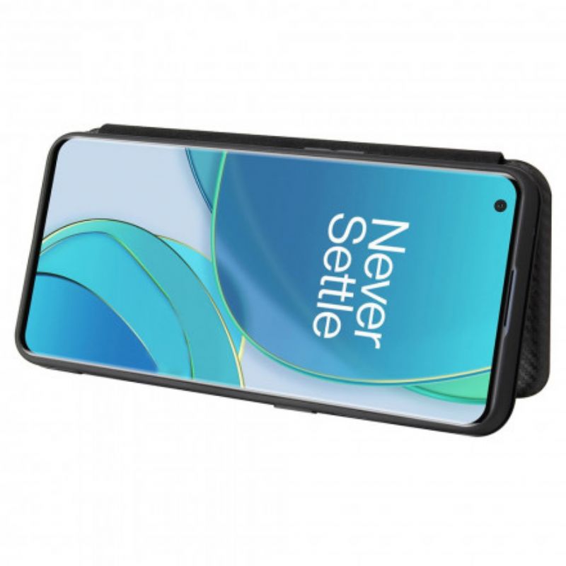 Cover OnePlus 9 Flip Cover Silicone Carbon