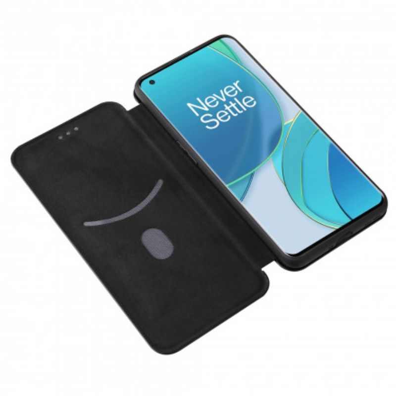 Cover OnePlus 9 Flip Cover Silicone Carbon