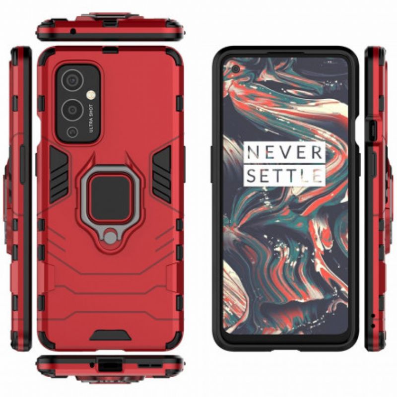 Cover OnePlus 9 Modstandsdygtig Ring