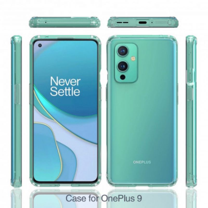 Cover OnePlus 9 Transparent Hybrid Design