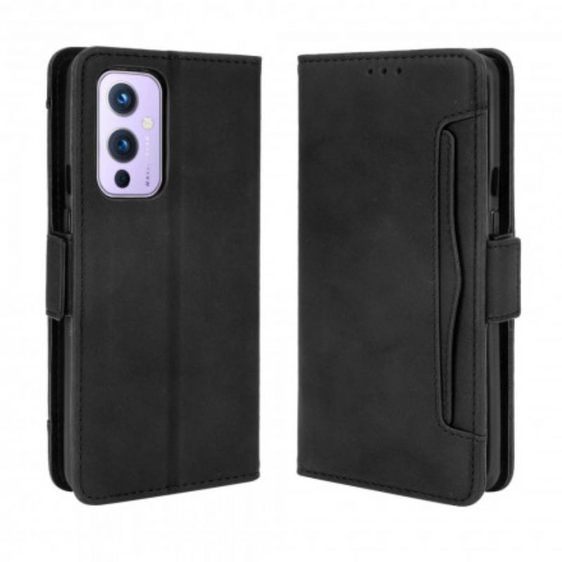 Flip Cover OnePlus 9 Førsteklasses Multikort