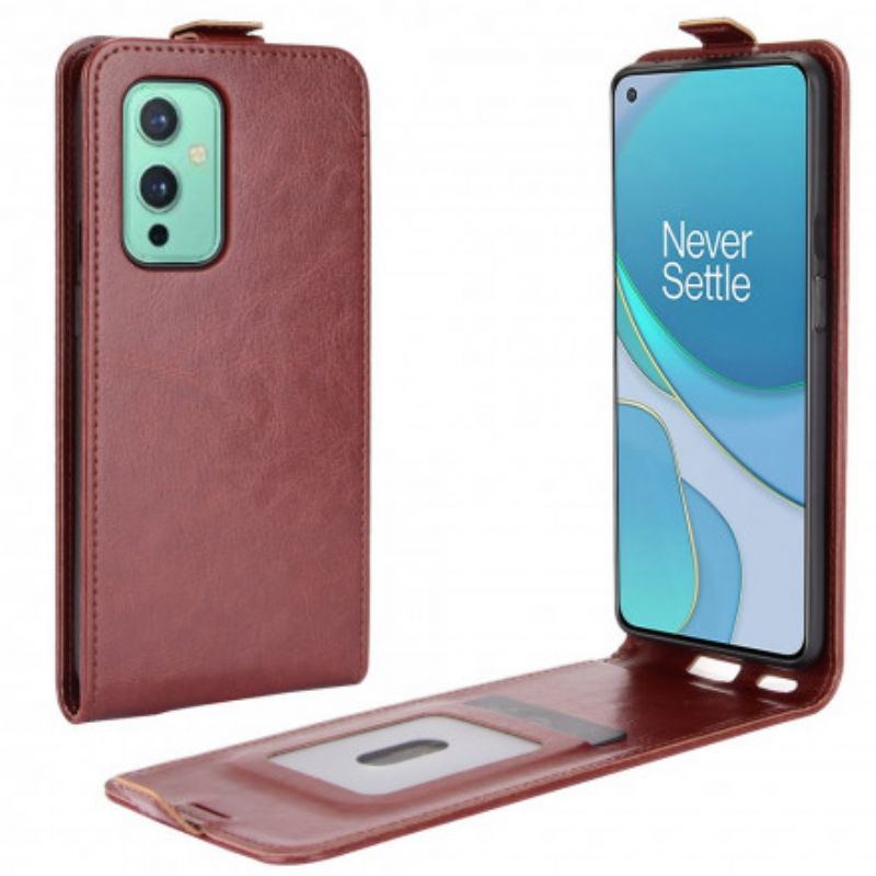 Flip Cover OnePlus 9 Læder Cover Lodret Flap Lædereffekt