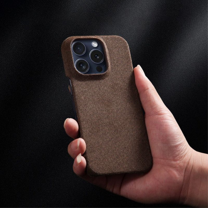 Cover iPhone 16 Pro Stoftekstur