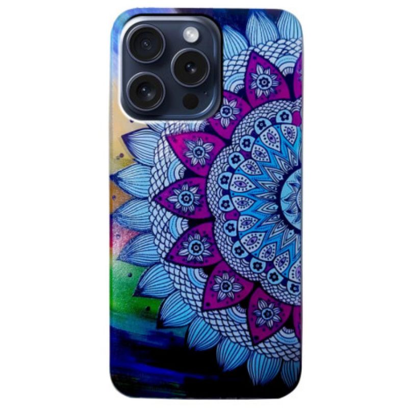 Cover iPhone 16 Pro Telefon Etui Mandala Mønster