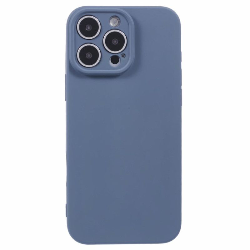 Cover iPhone 16 Pro Telefon Etui Silikone Med Fiberfor