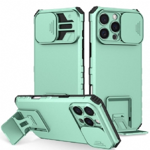 Cover iPhone 16 Pro Telefon Etui Slide Til Kamera Og Support