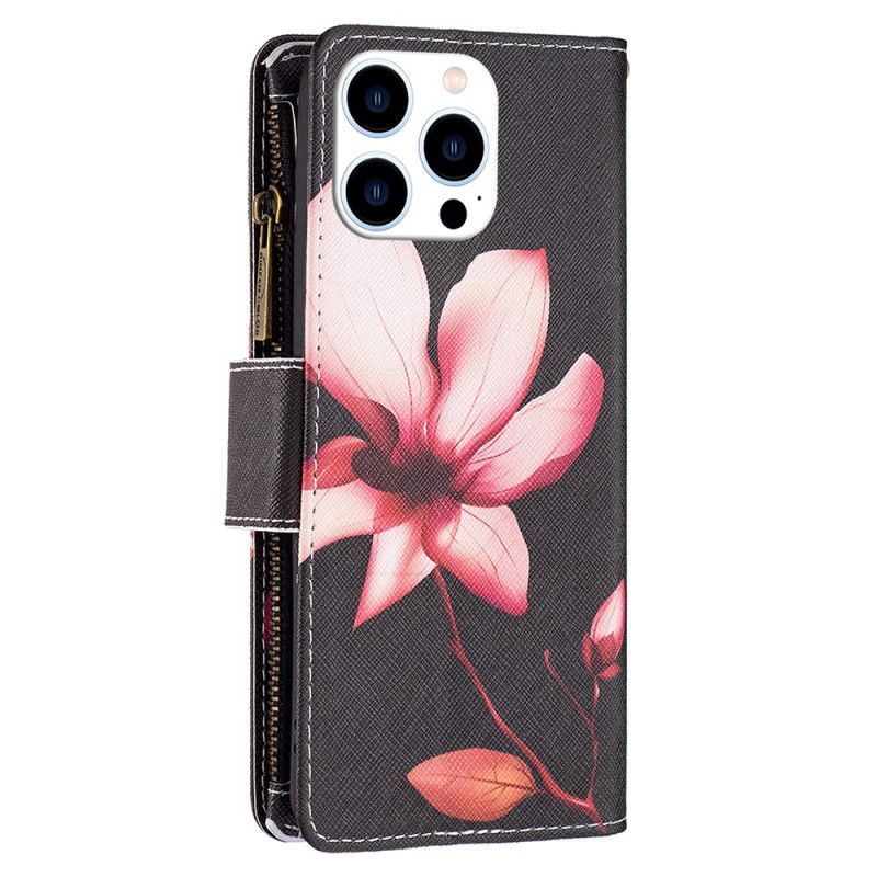 Flip Cover iPhone 16 Pro Lotus Tegnebog