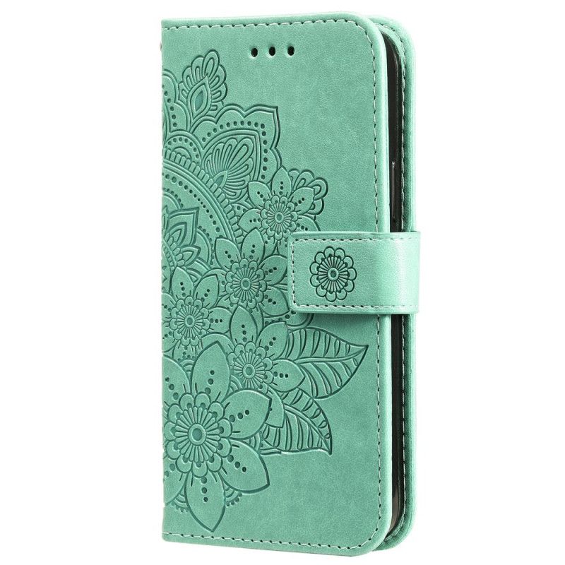 Flip Cover iPhone 16 Pro Mandala Print Med Rem