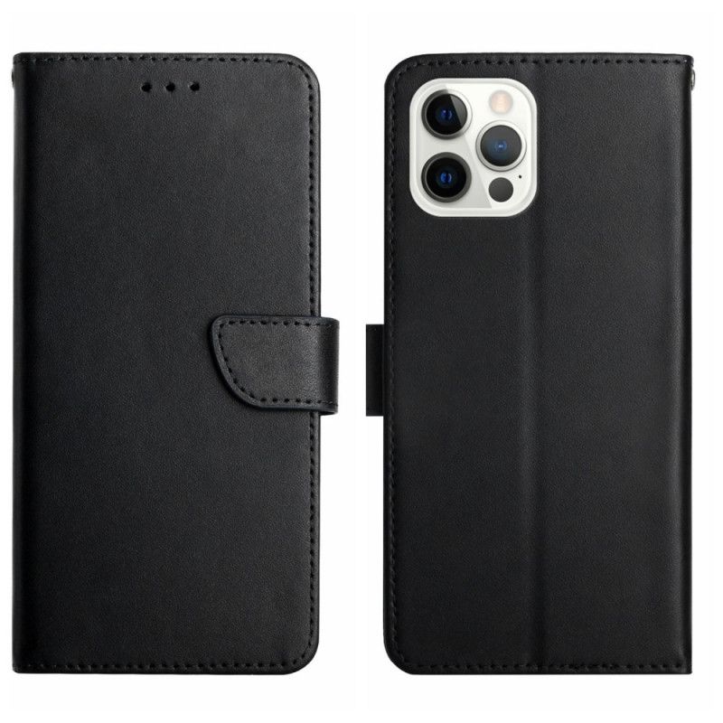 Flip Cover iPhone 16 Pro Nappa Tekstur