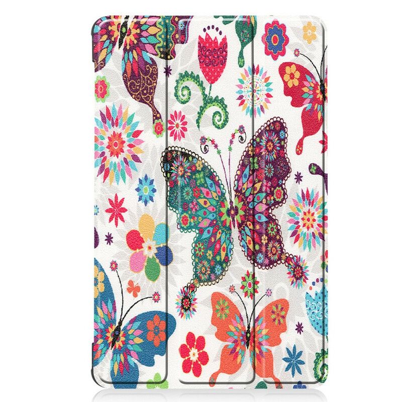 Cover Huawei MatePad T 8 Retro Sommerfugle Og Blomster