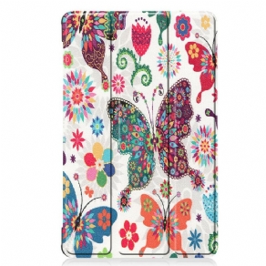 Cover Huawei MatePad T 8 Retro Sommerfugle Og Blomster