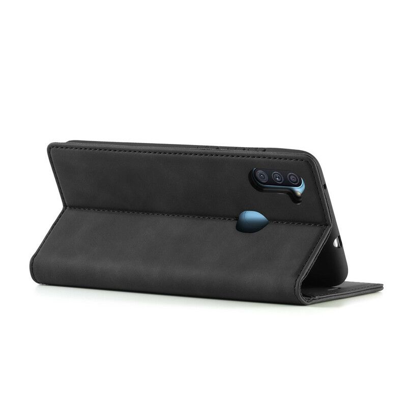 Cover Samsung Galaxy M11 Flip Cover Lc.imeeke Lædereffekt