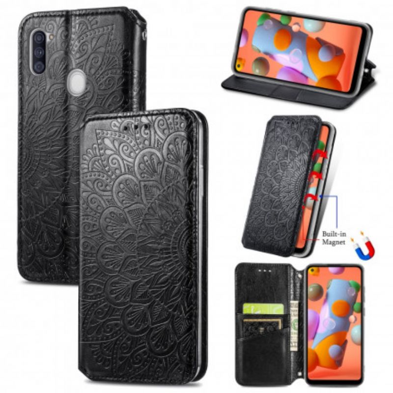 Cover Samsung Galaxy M11 Flip Cover Mandalas