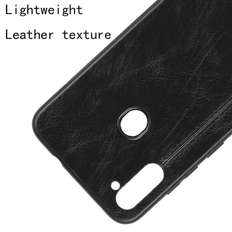 Cover Samsung Galaxy M11 Søm Lædereffekt