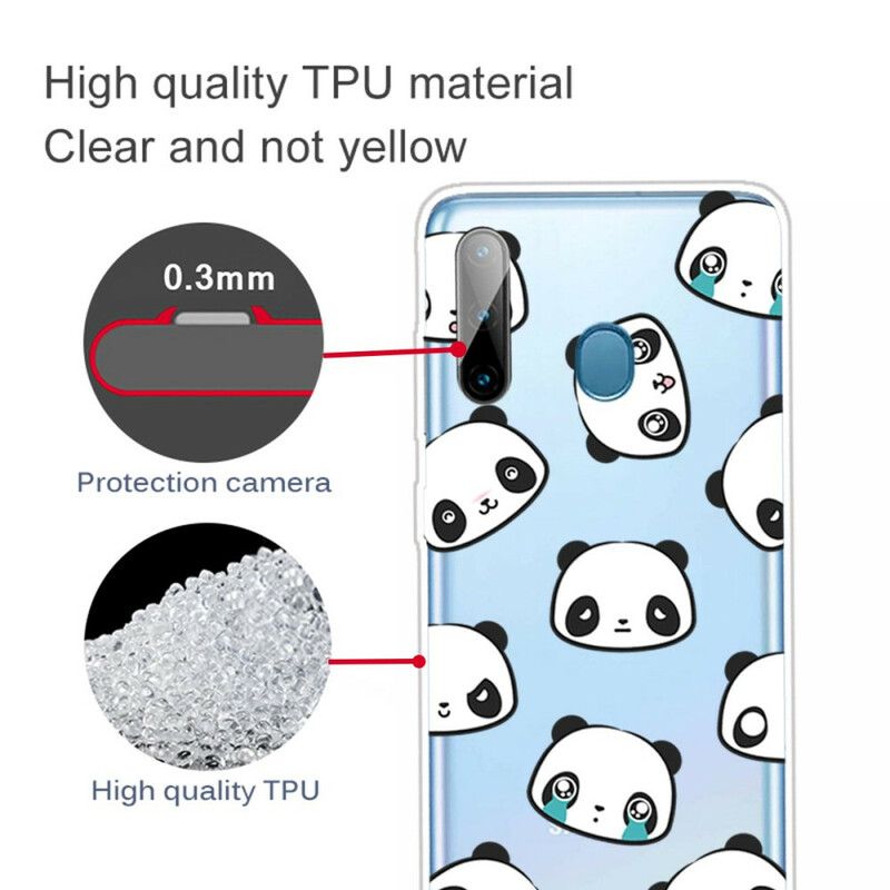 Cover Samsung Galaxy M11 Transparente Sentimentale Pandaer