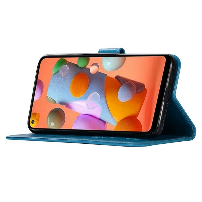 Flip Cover Samsung Galaxy M11 Lædereffekt Drømmefanger Ugle