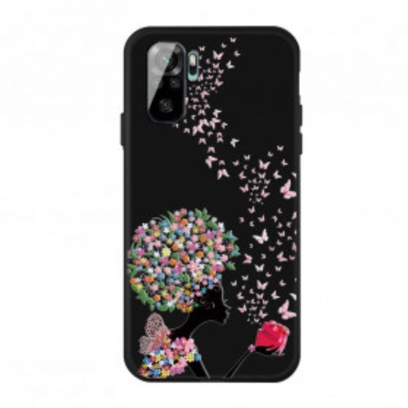 Cover Poco M5s Blomsterhoved Kvinde