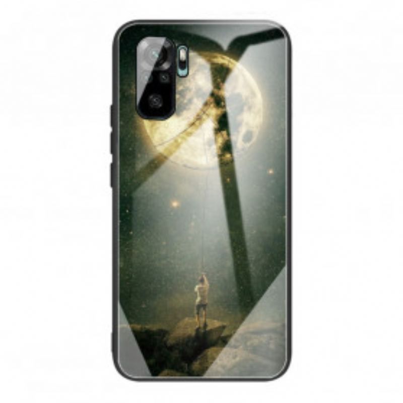 Cover Poco M5s Moon Man Hærdet Glas