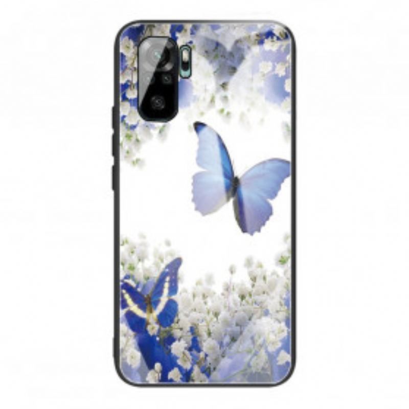 Cover Poco M5s Sommerfugle Design Hærdet Glas