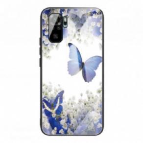 Cover Poco M5s Sommerfugle Design Hærdet Glas