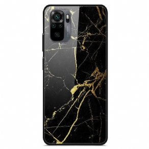 Cover Poco M5s Supreme Marmor Hærdet Glas