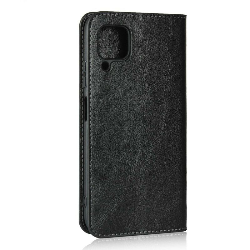 Cover Huawei P40 Lite Flip Cover Ægte Læder