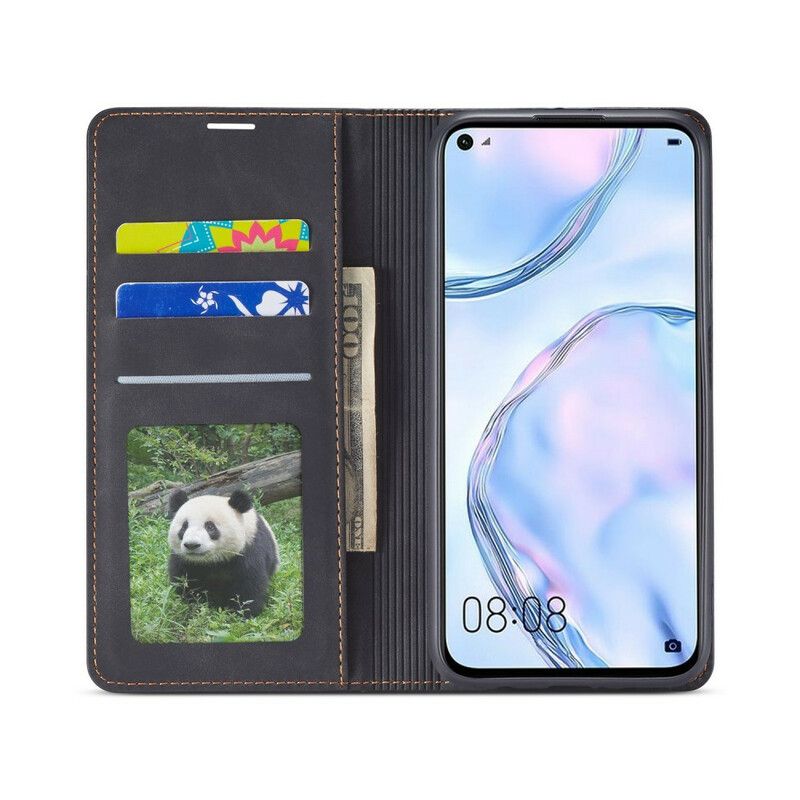 Cover Huawei P40 Lite Flip Cover Lædereffekt Forwenw