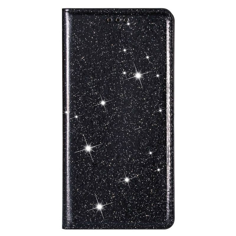 Cover Huawei P40 Lite Flip Cover Pailletterstil