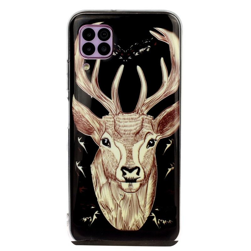 Cover Huawei P40 Lite Fluorescerende Majestic Stag