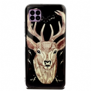 Cover Huawei P40 Lite Fluorescerende Majestic Stag