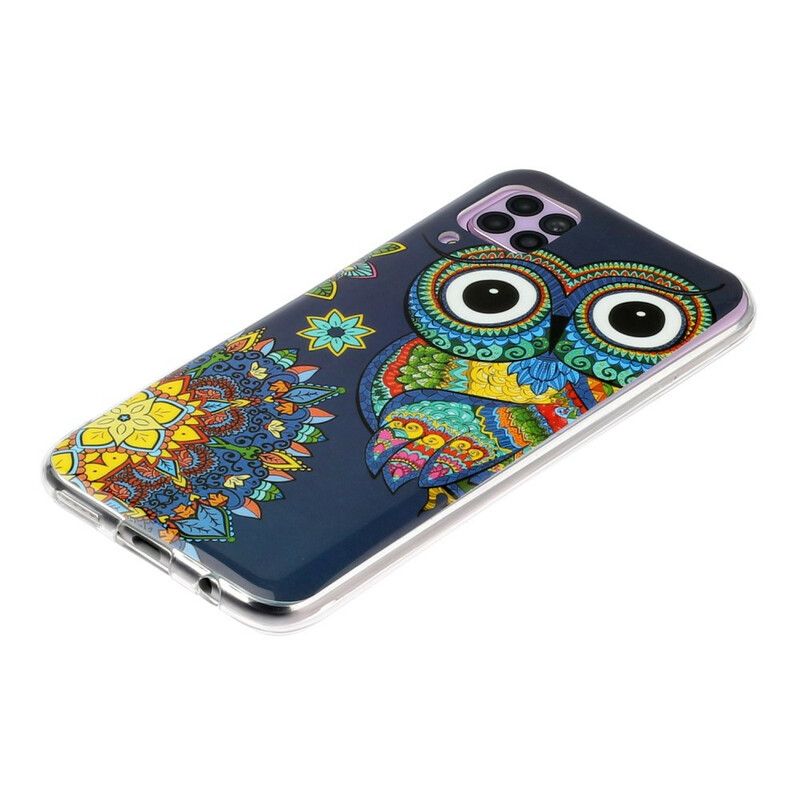 Cover Huawei P40 Lite Fluorescerende Mandalaugle