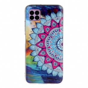 Cover Huawei P40 Lite Fluorescerende Mandalaugle