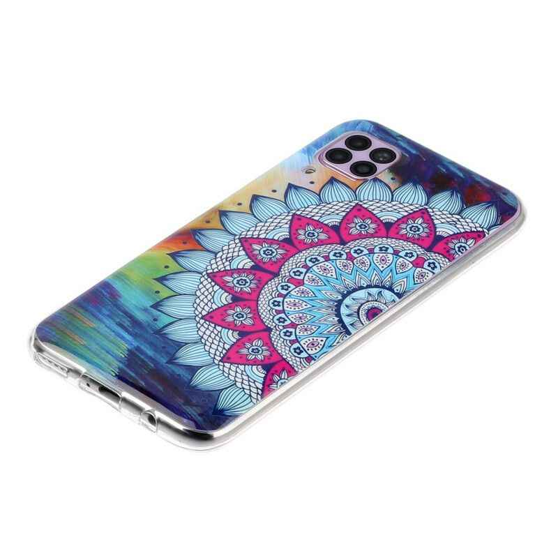 Cover Huawei P40 Lite Fluorescerende Mandalaugle