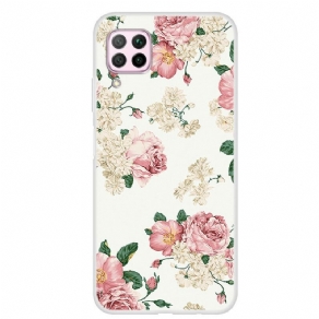 Cover Huawei P40 Lite Frihedsblomster