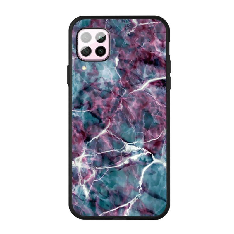 Cover Huawei P40 Lite Lilla Marmor