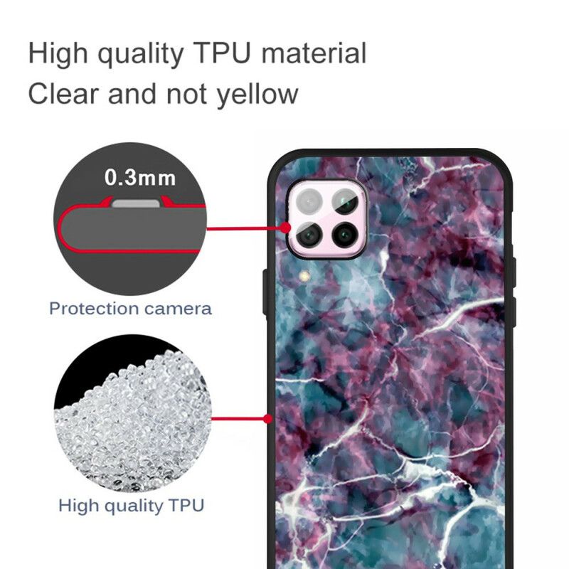 Cover Huawei P40 Lite Lilla Marmor