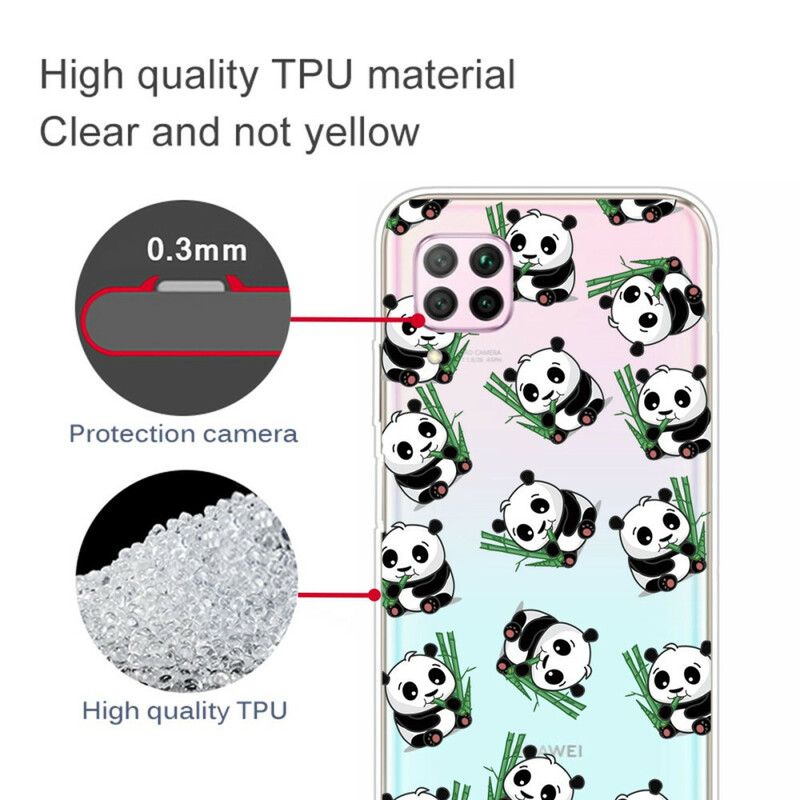 Cover Huawei P40 Lite Små Pandaer