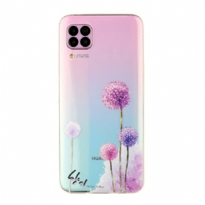 Cover Huawei P40 Lite Transparente Farverige Mælkebøtter