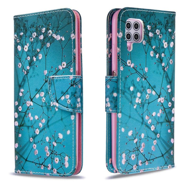 Flip Cover Huawei P40 Lite Blomstrende Træ