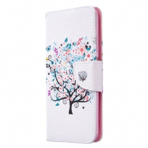 Flip Cover Huawei P40 Lite Blomstret Træ