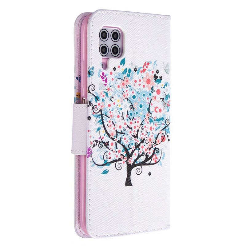 Flip Cover Huawei P40 Lite Blomstret Træ