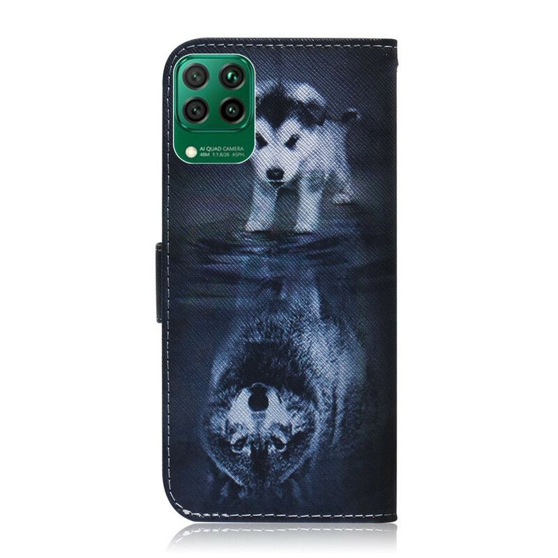 Flip Cover Huawei P40 Lite Ernesto The Wolf