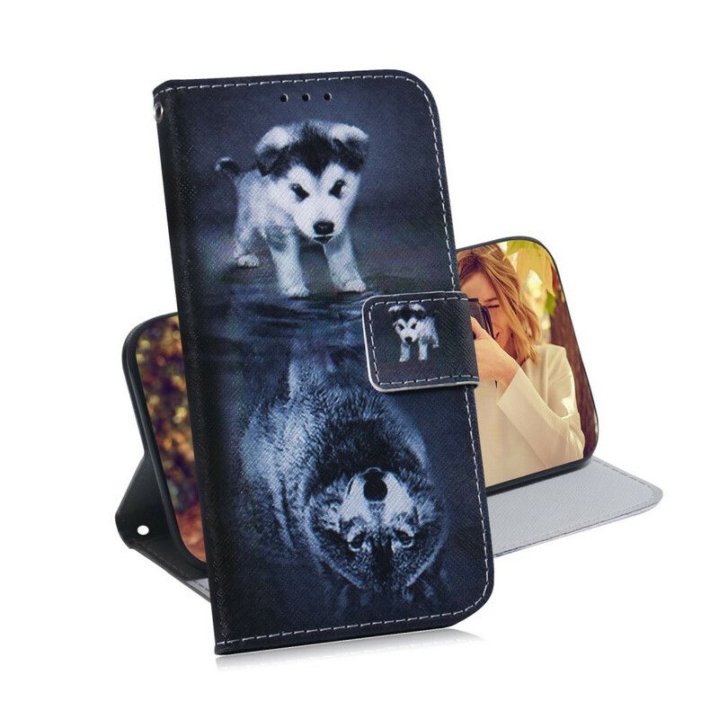 Flip Cover Huawei P40 Lite Ernesto The Wolf