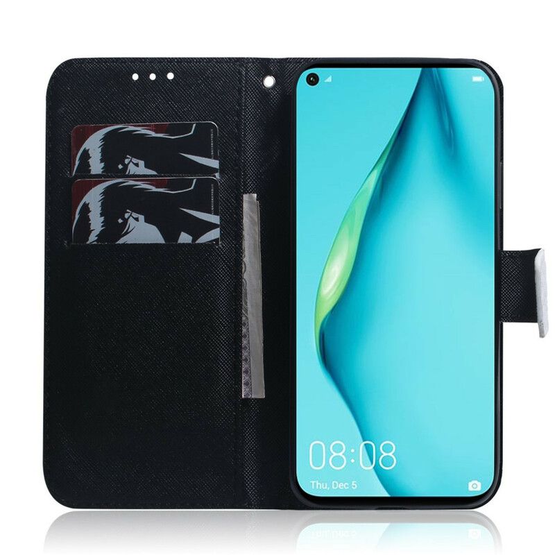 Flip Cover Huawei P40 Lite Ernesto The Wolf