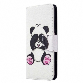 Flip Cover Huawei P40 Lite Panda Sjov