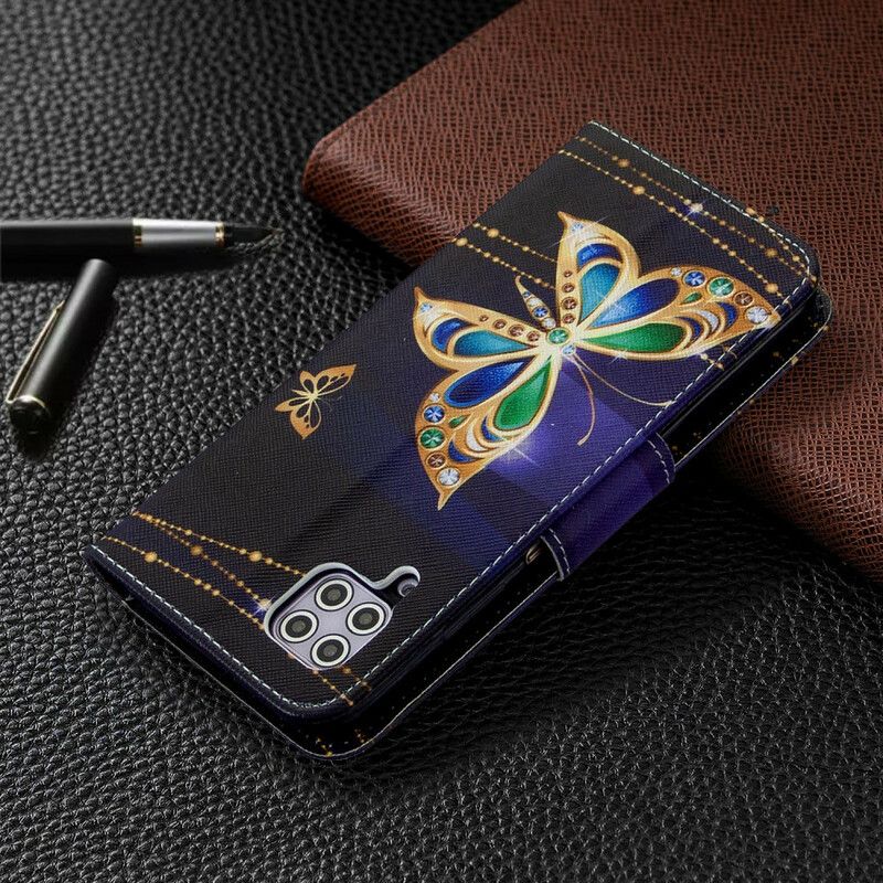 Flip Cover Huawei P40 Lite Sommerfuglekonger