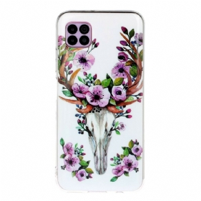 Mobilcover Huawei P40 Lite Fluorescerende Blomsterelg