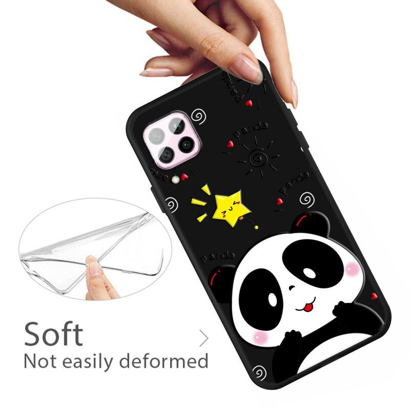 Mobilcover Huawei P40 Lite Panda Star